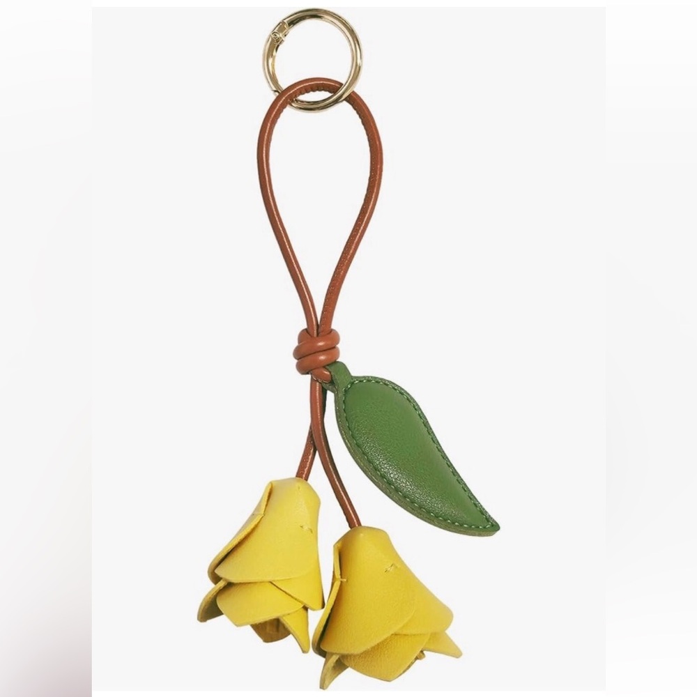 NEW Double-Petaled Tulip Bag Charms Flower Bag Charm